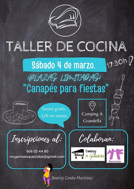Foto de la noticia - Se abre en una nueva ventana Cartel Taller de Cocina